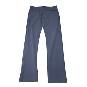 Western Rise Evolution Pant Mens 33x32 Blue Gray Tech Travel Chino Stretch